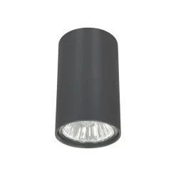Faretti Da Soffitto-Selezionato da Mazzolaluce Faretto da soffitto cilindro colore grafite