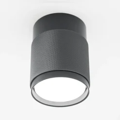 Faretti Da Soffitto-Selezionato da Mazzolaluce Faretto da soffitto cilindro antracite vivida enigma h11cm