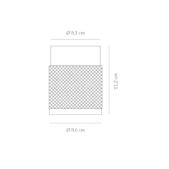 Faretti Da Soffitto-Selezionato da Mazzolaluce Faretto da soffitto cilindro antracite vivida enigma h11cm