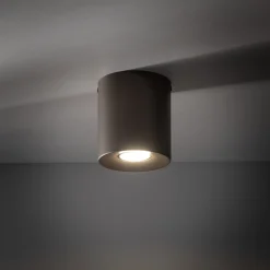 Faretti Da Soffitto-Selezionato da Mazzolaluce Faretto da soffitto cilindro bronzo