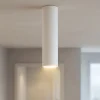 Faretti Da Soffitto-Linea Light Faretto da soffitto cilindro bianco birba h30 cm