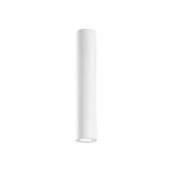 Faretti Da Soffitto-Linea Light Faretto da soffitto cilindro bianco birba h30 cm