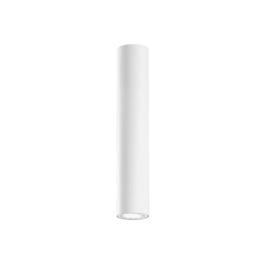Faretti Da Soffitto-Linea Light Faretto da soffitto cilindro bianco birba h30 cm