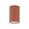 Faretti Da Soffitto-Selezionato da Mazzolaluce Faretto da soffitto cilindro colore mattone