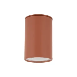 Faretti Da Soffitto-Selezionato da Mazzolaluce Faretto da soffitto cilindro colore mattone