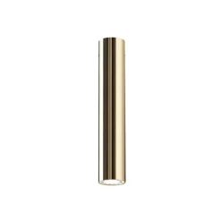 Faretti Da Soffitto-Linea Light Faretto da soffitto cilindro oro h30cm