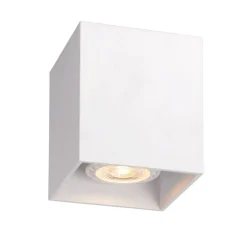 Faretti Da Soffitto-Selezionato da Mazzolaluce Faretto da soffitto di metallo bianco quadrato