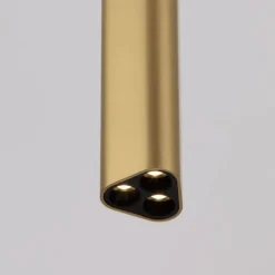 Faretti Da Soffitto-Selezionato da Mazzolaluce Faretto da soffitto h20 cm oro led 6w 3000k oro opaco