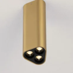Faretti Da Soffitto-Selezionato da Mazzolaluce Faretto da soffitto led 3000k oro opaco
