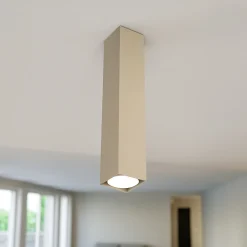Faretti Da Soffitto-Top Light Faretto da soffitto metallo sabbia toplight plate