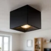Faretti Da Soffitto-Maytoni Faretto da soffitto nero cubo led 12w 3000k alfa fp