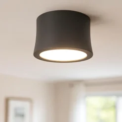 Faretti Da Soffitto-Selezionato da Mazzolaluce Faretto da soffitto nero rotondo led 7w 3000k