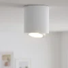 Faretti Da Soffitto-Gea Luce Faretto da soffitto orientabile cilindro bianco
