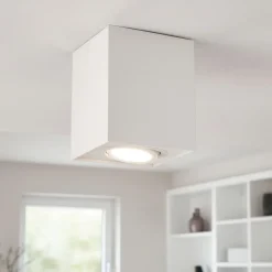 Faretti Da Soffitto-Selezionato da Mazzolaluce Faretto da soffitto orientabile bianco per ingresso