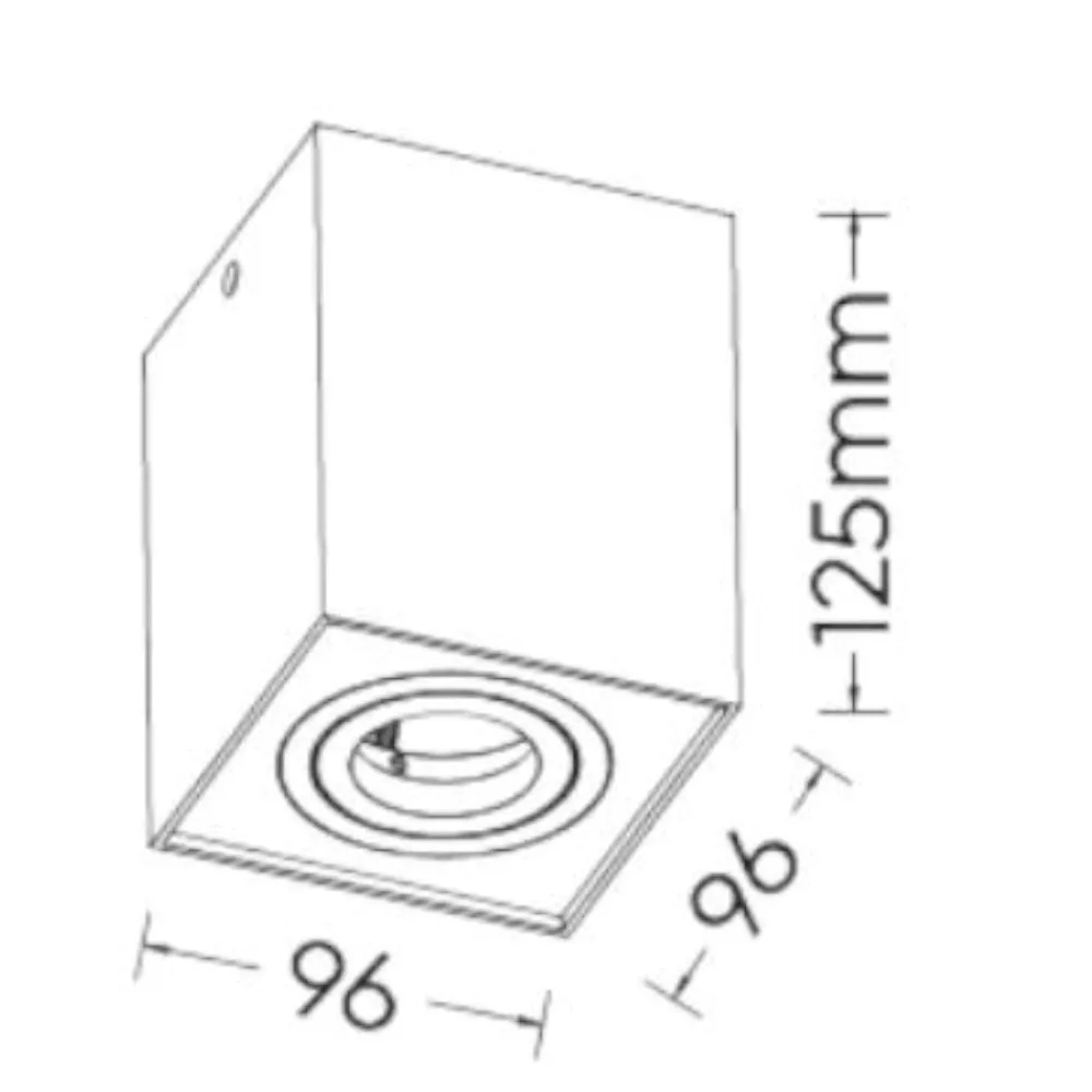 Faretti Da Soffitto-Selezionato da Mazzolaluce Faretto da soffitto orientabile bianco per ingresso