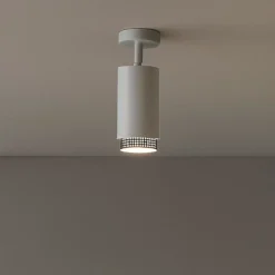 Faretti Da Soffitto-Selezionato da Mazzolaluce Faretto da soffitto orientabile gu10 nero e bianco