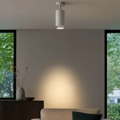 Faretti Da Soffitto-Selezionato da Mazzolaluce Faretto da soffitto orientabile gu10 nero e bianco