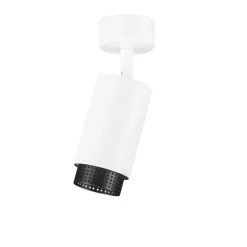 Faretti Da Soffitto-Selezionato da Mazzolaluce Faretto da soffitto orientabile gu10 nero e bianco