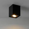 Faretti Da Soffitto-Selezionato da Mazzolaluce Faretto da soffitto orientabile cubo nero oro