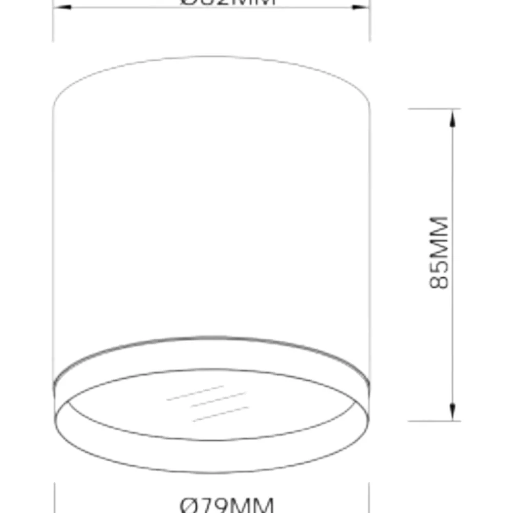 Faretti Da Soffitto-Maytoni Faretto da soffitto oro cilindro polar