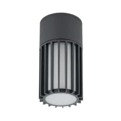 Faretti Da Esterno-Selezionato da Mazzolaluce Faretto da soffitto parete per esterno cilindro antracite moderno ip54