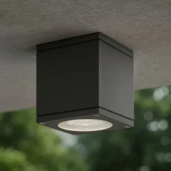 Faretti Da Esterno-Perenz Illuminazione Faretto da soffitto per esterno antracite ip65 perenz up gx53