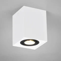 Faretti Da Soffitto-Selezionato da Mazzolaluce Faretto da soffitto quadrato bianco
