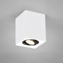 Faretti Da Soffitto-Selezionato da Mazzolaluce Faretto da soffitto quadrato bianco