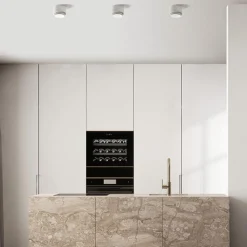 Faretti Da Soffitto-Sforzin Illuminazione Faretto da soffitto rotondo bianco sforzin syme