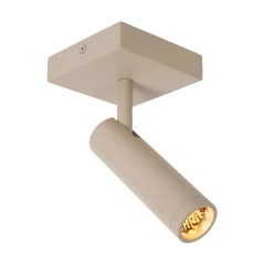 Faretti Da Soffitto-Selezionato da Mazzolaluce Faretto da soffitto tortora orientabile