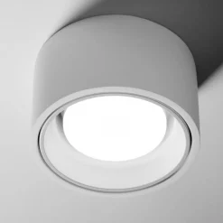 Faretti Da Soffitto-Sforzin Illuminazione Faretto di gesso bianco alluminio nasso sforzin per cucina