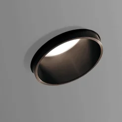 Faretti Da Incasso-Sforzin Illuminazione Faretto di gesso cornice bronzo da incasso per cartongesso thessaly sforzin