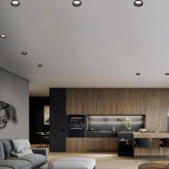 Faretti Da Incasso-Sforzin Illuminazione Faretto di gesso cornice bronzo da incasso per cartongesso thessaly sforzin