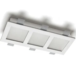 Faretti Da Incasso-Selezionato da Mazzolaluce Faretto di gesso da incasso led 21w 2700k