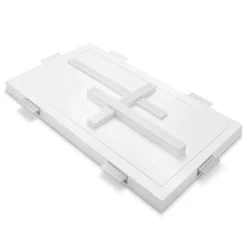 Faretti Da Incasso-Sforzin Illuminazione Faretto di gesso da incasso sforzin magnesia per controsoffitto 24w 3000k