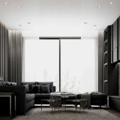 Faretti Da Incasso-Sforzin Illuminazione Faretto di gesso da incasso sforzin thessaly interno rame