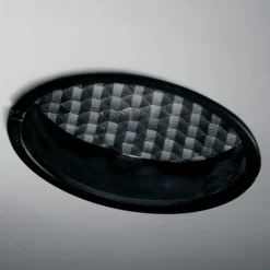 Faretti Da Incasso-Sforzin Illuminazione Faretto di gesso nero da incasso rotondo sforzin phocis