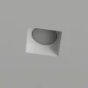 Faretti Da Incasso-Selezionato da Mazzolaluce Faretto di gesso quadrato da incasso a soffitto gx53