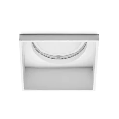 Faretti Da Incasso-Sforzin Illuminazione Faretto di gesso quadrato da incasso per cartongesso elis sforzin