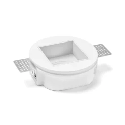Faretti Da Incasso-Sforzin Illuminazione Faretto di gesso quadrato elis raso sforzin da incasso controsoffitto
