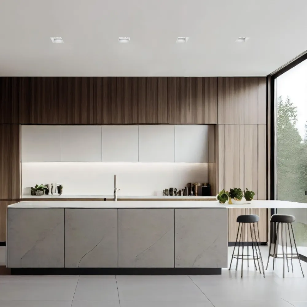 Faretti Da Incasso-Sforzin Illuminazione Faretto di gesso quadrato elis raso sforzin da incasso controsoffitto