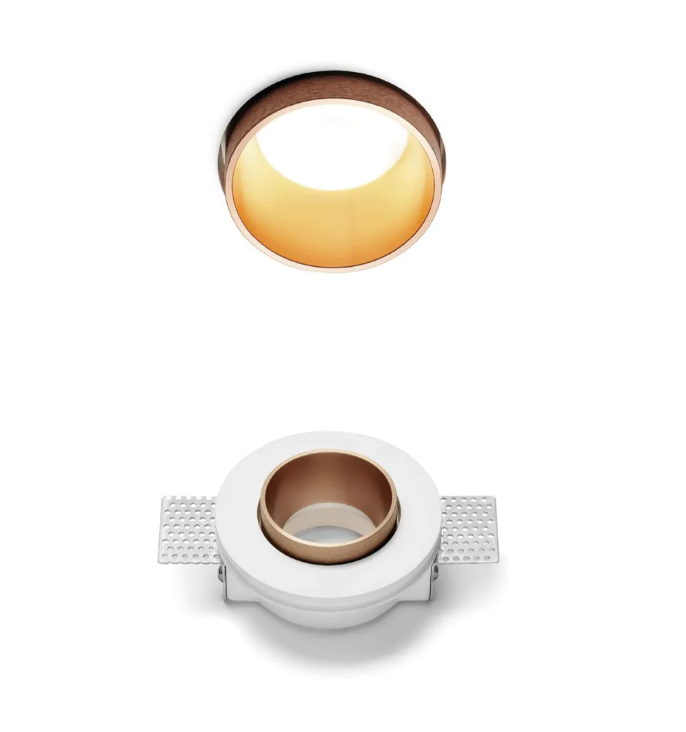 Faretti Da Incasso-Sforzin Illuminazione Faretto di gesso sporgente da incasso sforzin thessaly rame
