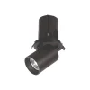 Faretti Da Incasso-Selezionato da Mazzolaluce Faretto estraibile da incasso led 30w 3000k nero orientabile per cartongesso