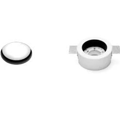 Faretti Da Incasso-Sforzin Illuminazione Faretto gesso a soffitto da incasso bordo nero sforzin filiatra
