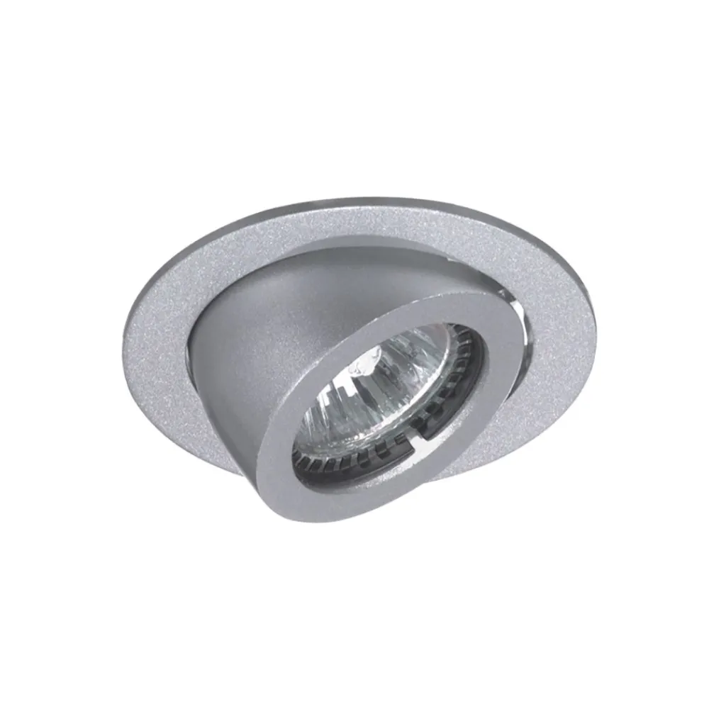 Faretti Da Incasso-Selezionato da Mazzolaluce Faretto grigio da incasso orientabile gu10 220v