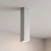 Faretti Da Soffitto-Top Light Faretto grigio da soffitto squadrato plate
