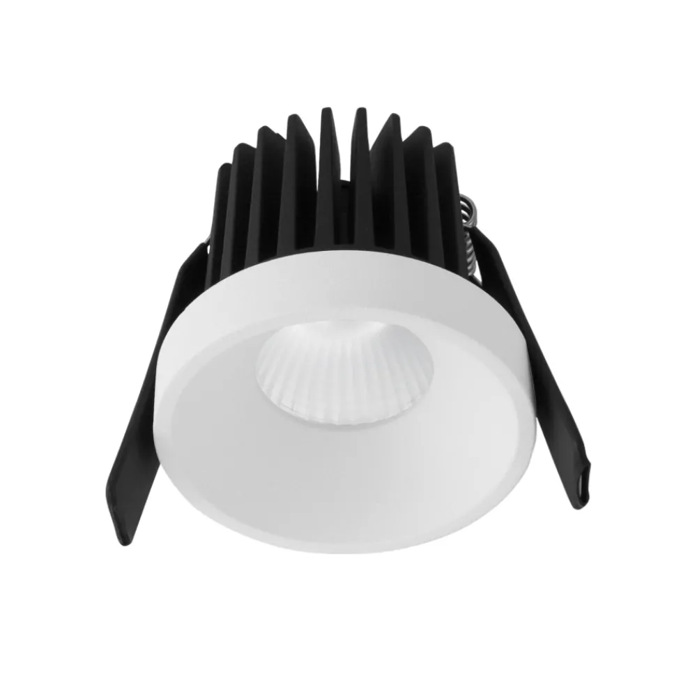 Faretti Da Incasso-Selezionato da Mazzolaluce Faretto incasso led tondo bianco per cartongesso 9w 3000k