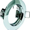 Faretti Da Incasso-Selezionato da Mazzolaluce Faretto incasso per controsoffitto metallo cromo lucido rotondo gu10 220v