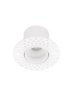 Faretti Da Incasso-Selezionato da Mazzolaluce Faretto incasso tondo bianco per cartongesso 3w 3000k ottica 36