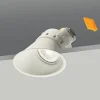 Faretti Da Incasso-IsyLuce Faretto inclinato da incasso per controsoffitto bianco